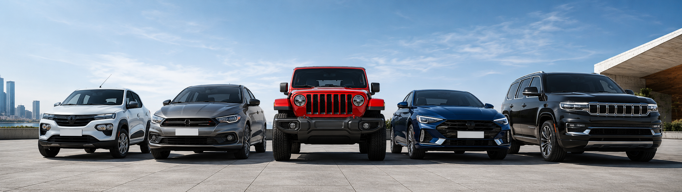 Categorías de autos disponibles en Budget México